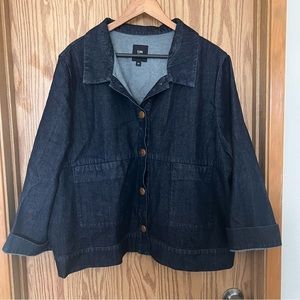 Ilana Kohn dark denim jacket 3X like new